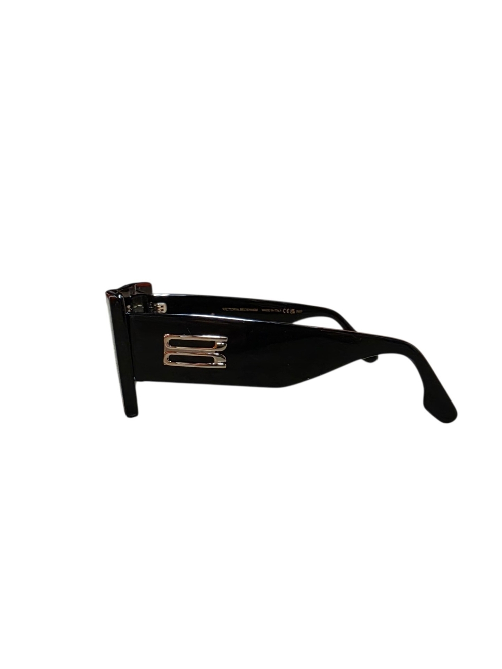 Victoria Beckham VB677S Black Oversized Rectangular Sunglasses - Picture 2 of 3